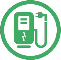 Electric Car Charging Logo